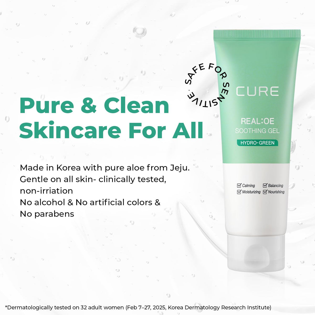 Cure Aloe Soothing Gel (150ml)