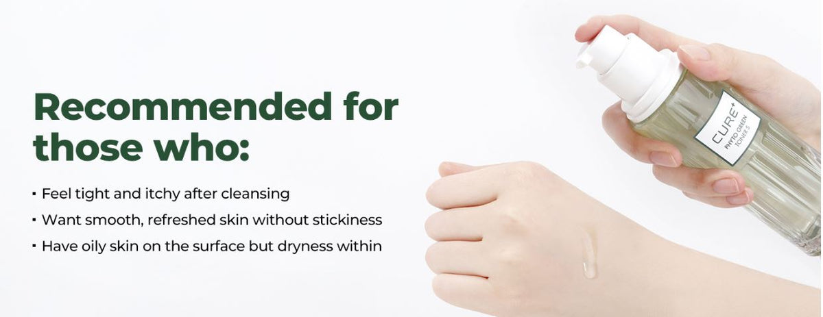 Cure+ Phyto Green Toner S (130ml)