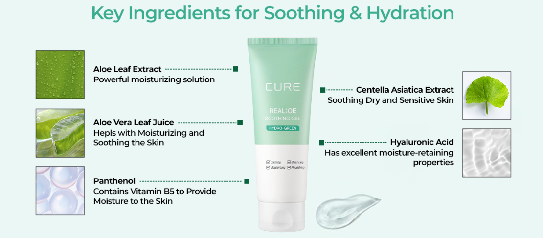 Cure Aloe Soothing Gel (150ml)